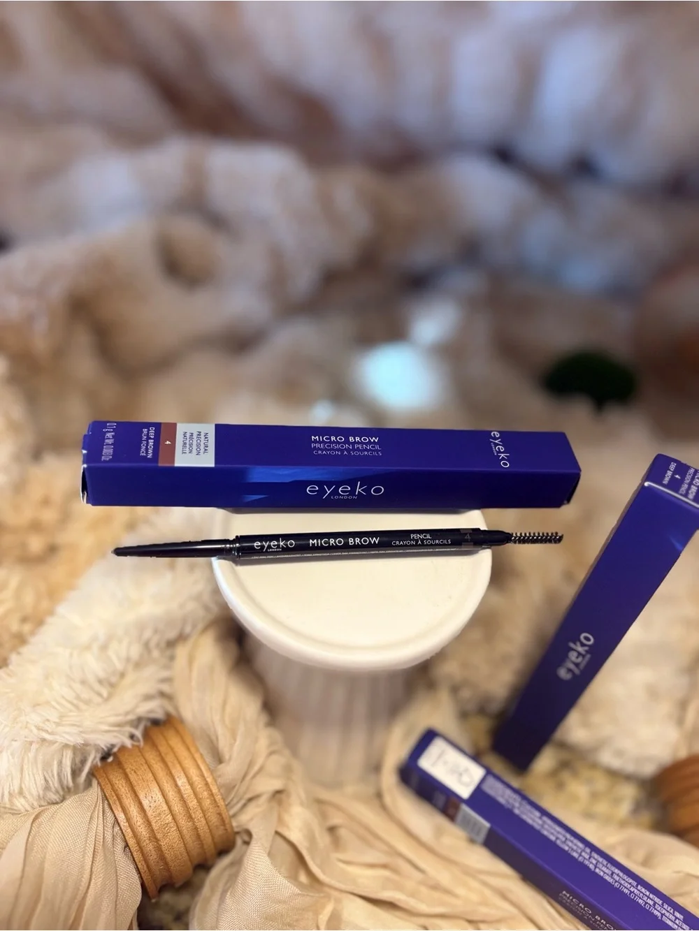Eyeko Micro Brow Pencil - Deep Brown 4